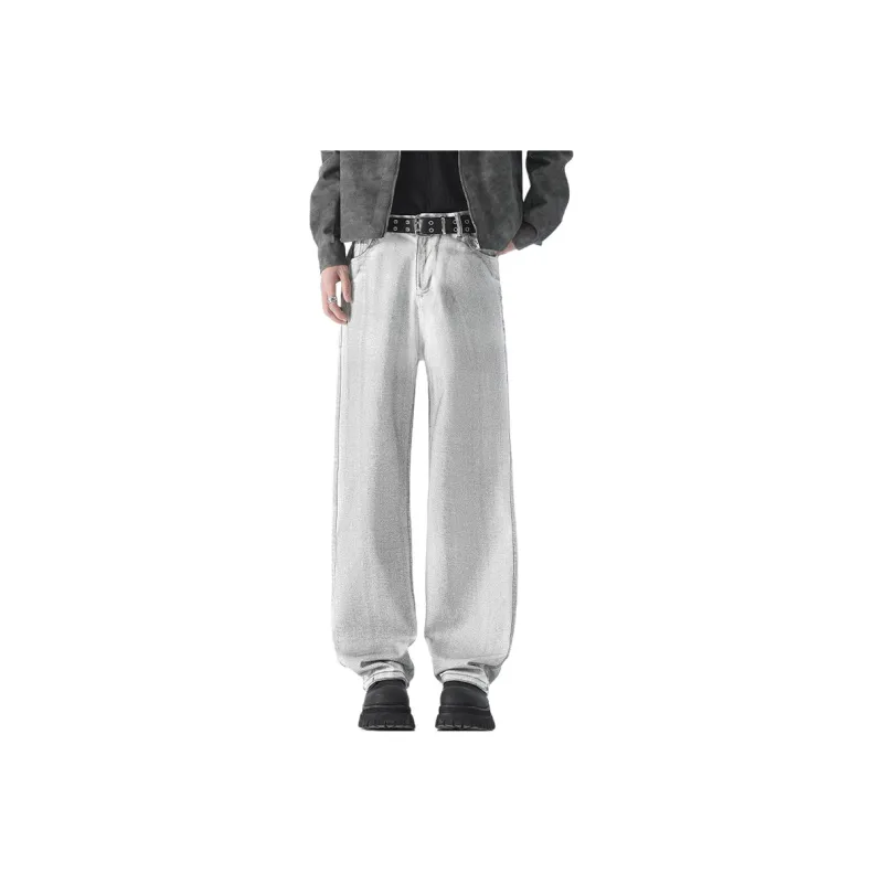 HKRXEC Jeans Men White-0