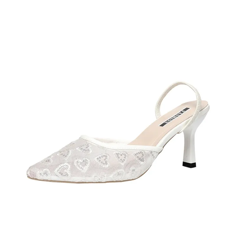 Zomila Chunky Heel High Heels Women's Ecru-0