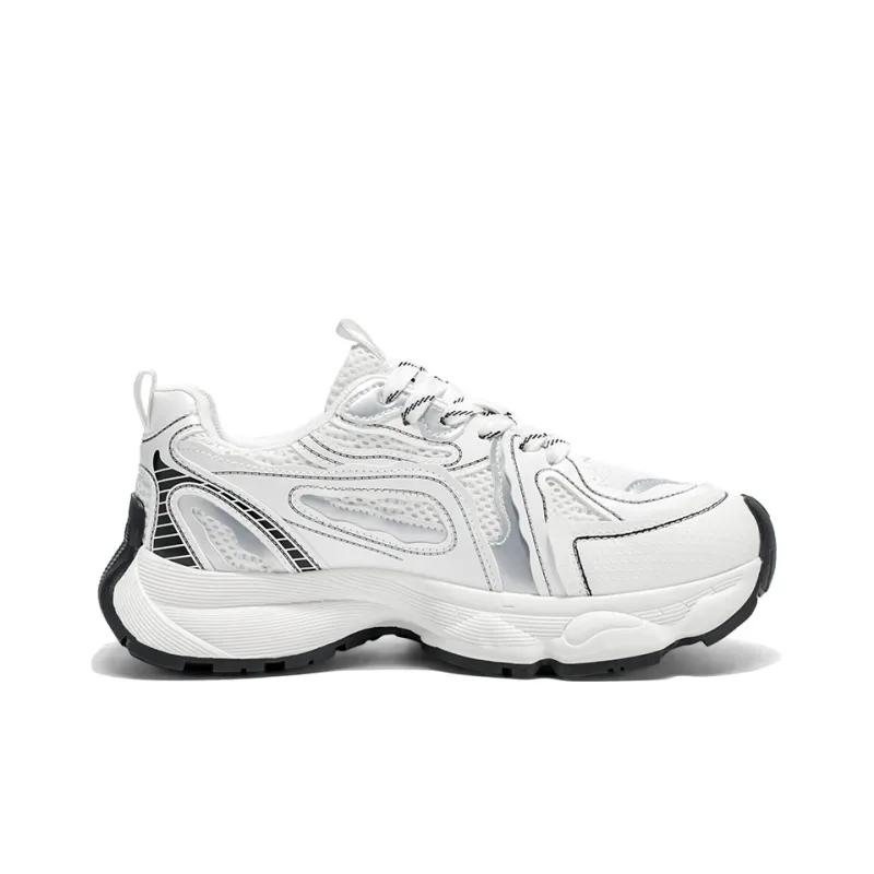 Colorful Creations Slip Resistant, Abrasion Resistant, Breathable, Height Increasing Low Top Chunky Sneakers Men's-9