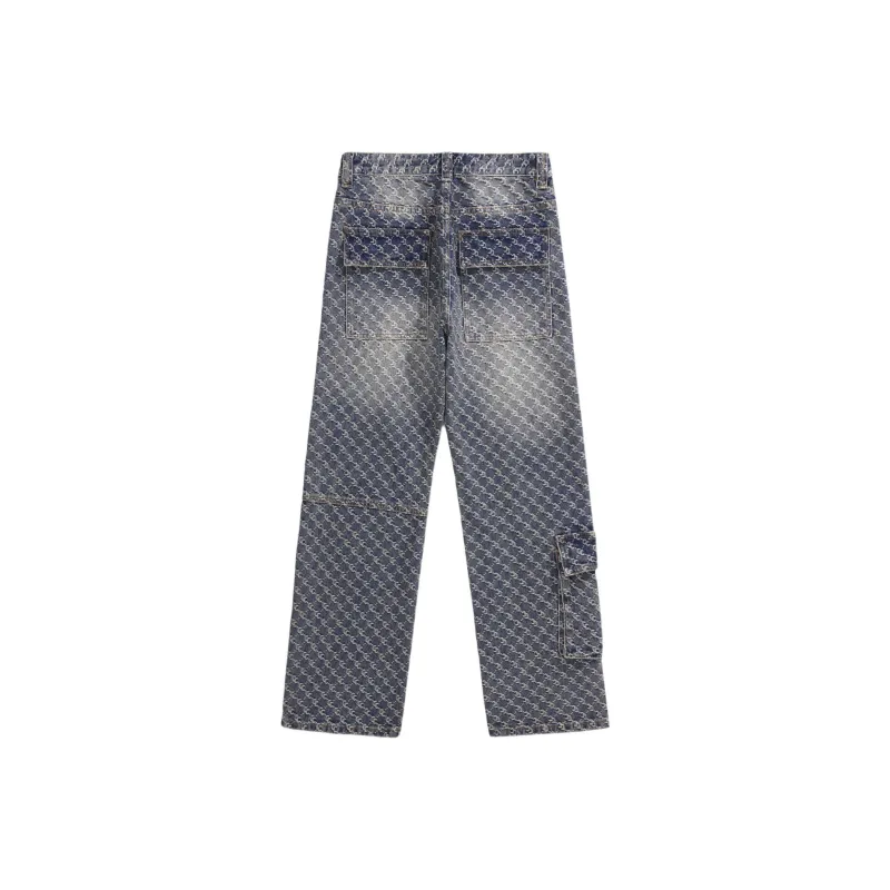 FCB ARCELONA Jeans Unisex Vintage Blue-1