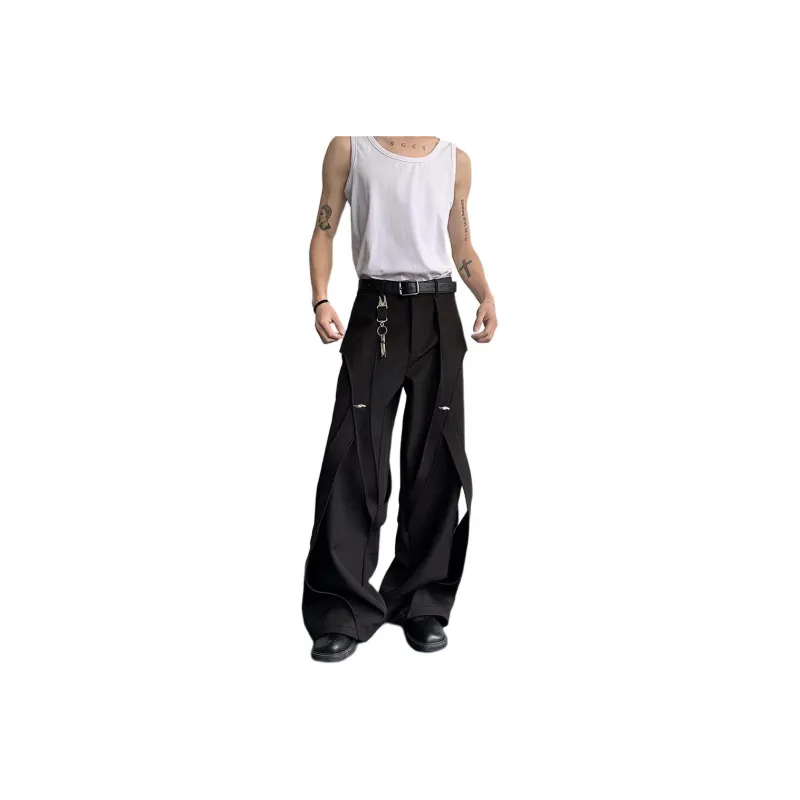 CORNILOT Casual Pants Unisex Black-0