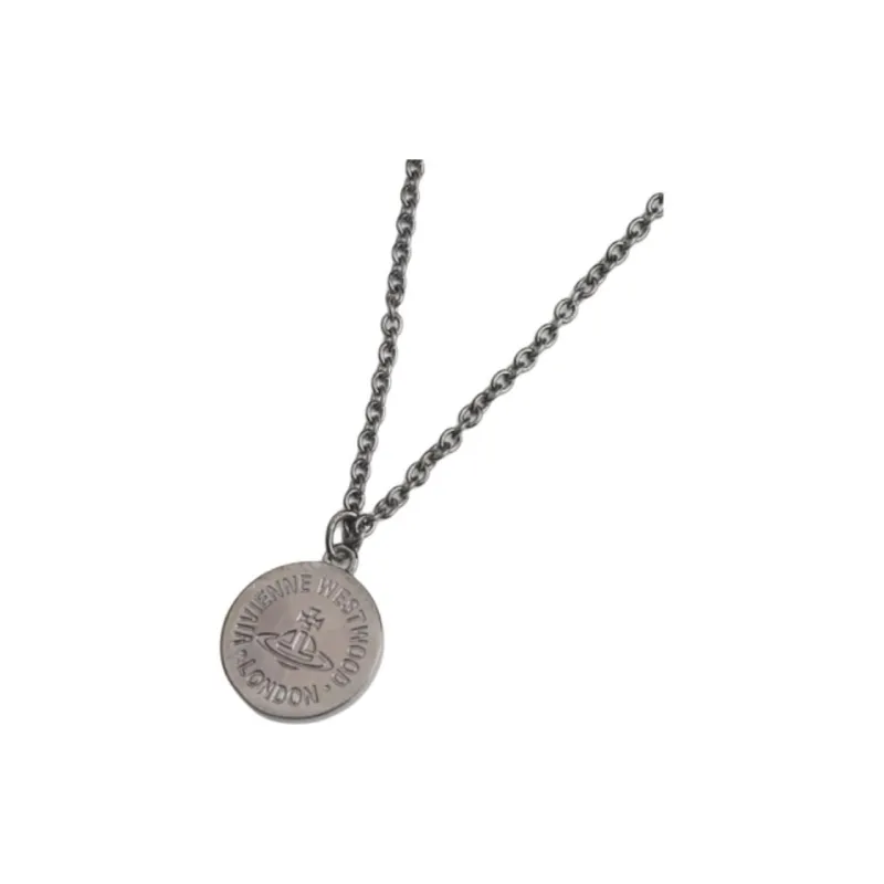 Vivienne Westwood Brass Necklaces Unisex Silver-2