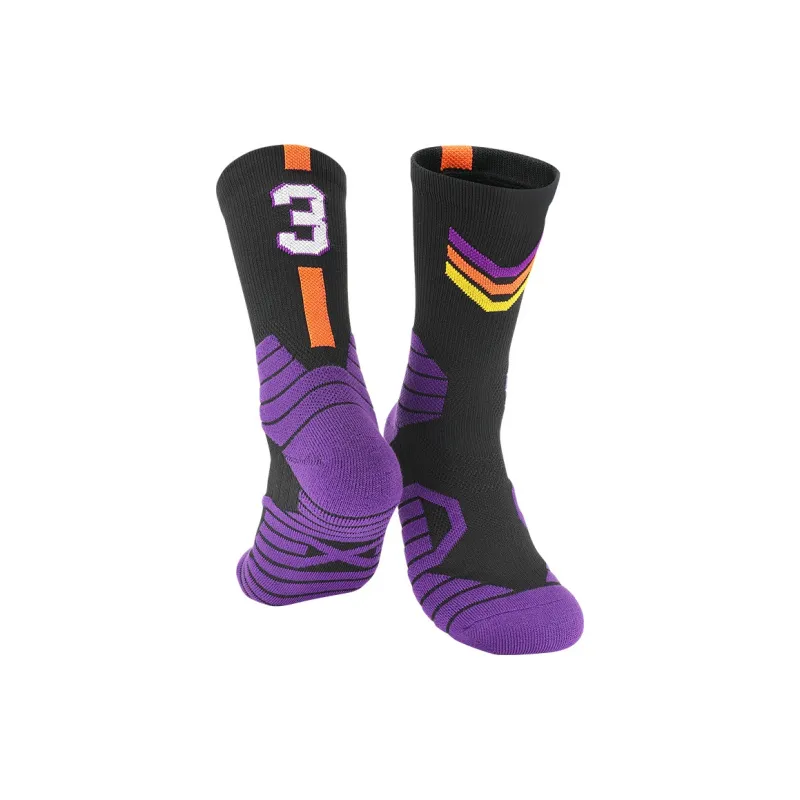 Gentle Welcome Basketball Socks Unisex-7