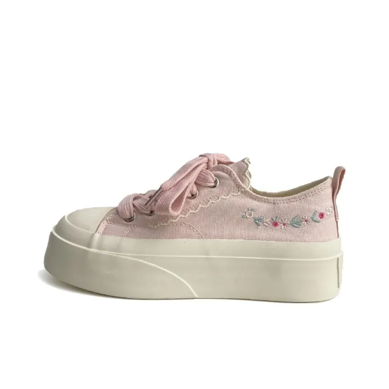 N6N8 Low Top Canvas Shoes Women's-7