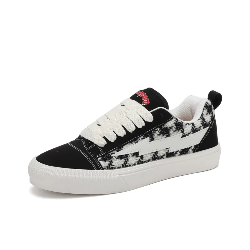 VFTS Anti Slip And Wear Resistant Height Increasing Low Top Skateboard Shoes Unisex-37