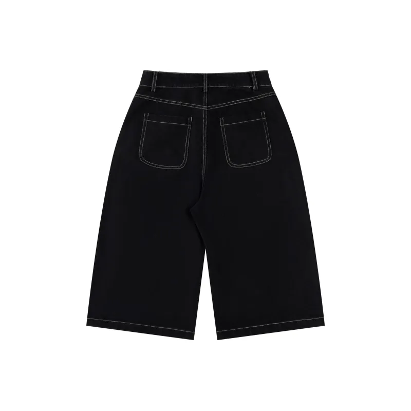 JASONWOOD Denim Shorts Unisex Black-1
