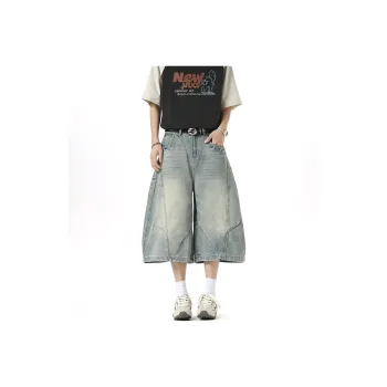 KLAMMKICKS Denim Shorts Unisex Blue