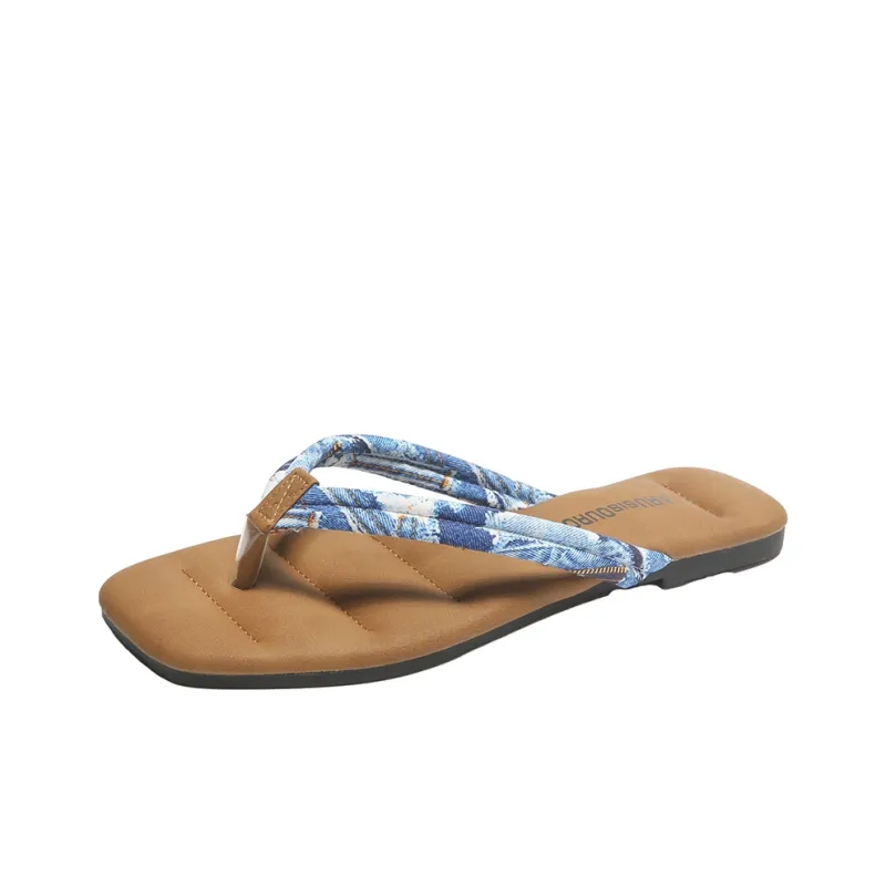 AJPAP Rubber Sole Odor Resistant, Slip Resistant, Quick Dry Flip Flops Women's-5
