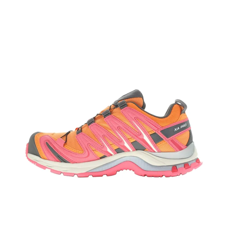 SALOMON XA PRO 3D Anti Slip Wear Resistant Low Top Hiking Shoes Women's Orange Red-1