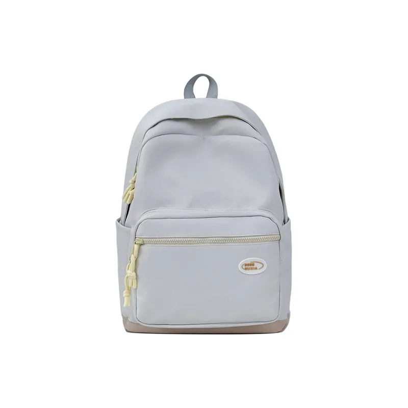 BAODIDAISHU Nylon Backpack Unisex Yellow/Black/Light Gray/Blue/Purple/Green-8