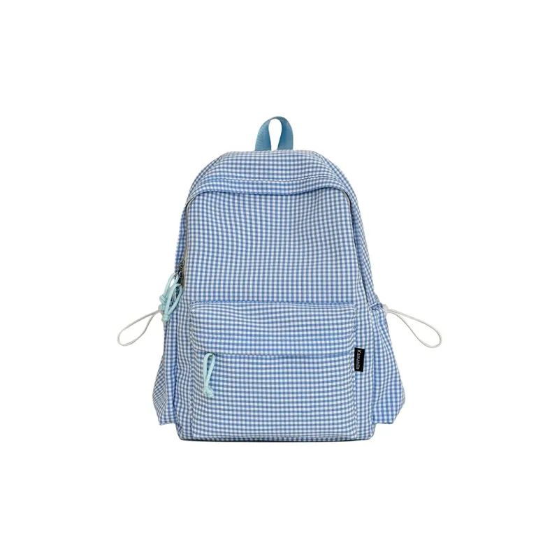 URBAN FOREST Nylon Backpack Unisex Black/Red/Yellow/Green/Blue/Pink-20