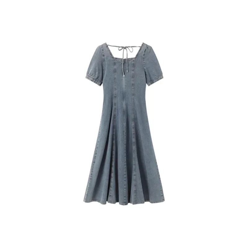 Mu Xiao Xin Short Sleeved Dress Women's-1