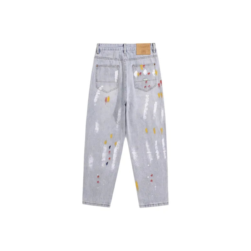 FCB ARCELONA Jeans Unisex Light Blue-1