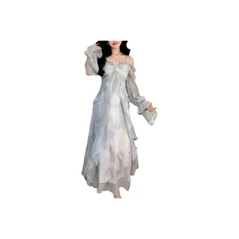 Mu Qingqing Long Sleeved Dress Women's