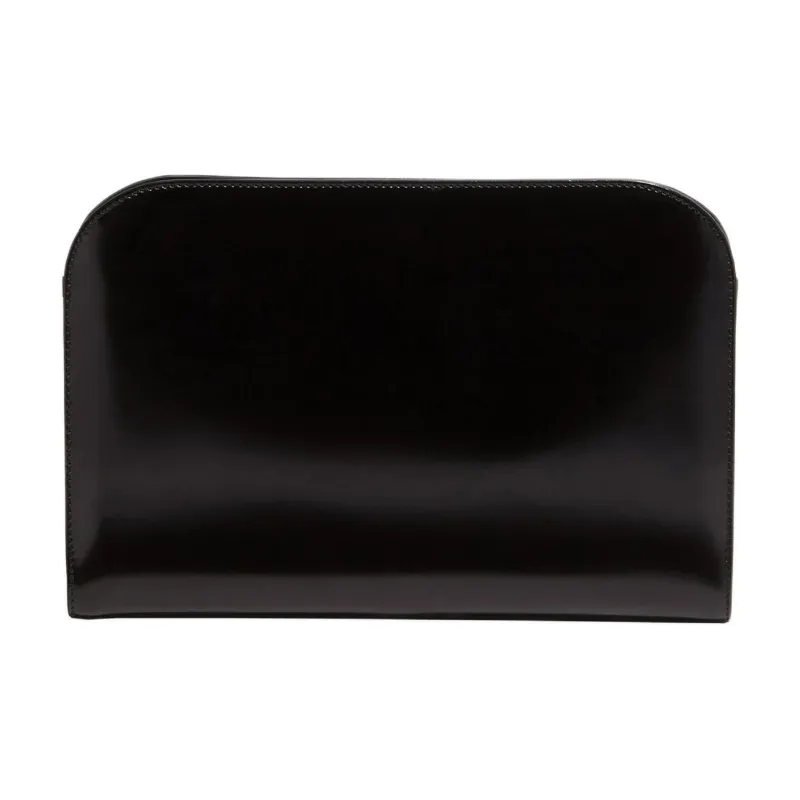 FERRAGAMO Calfskin Shoulder Bag Women's Black-2