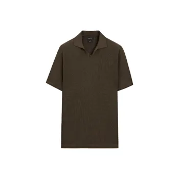 Massimo Dutti Polo Shirts Men Brown