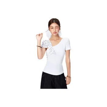 YINLEI T Shirts Women's White