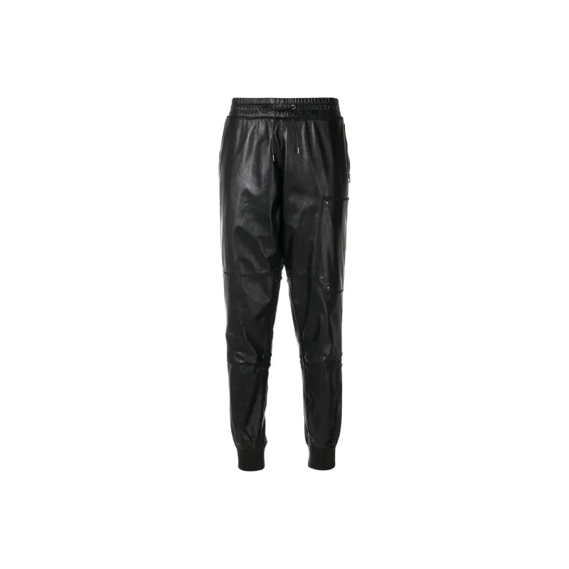 TOM FORD Leather Pants Women's Black-0