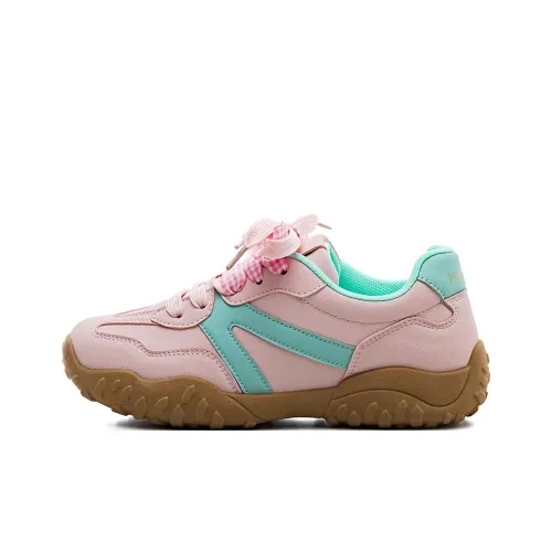 HUANQIU Skateboard Shoes Women's Low Top Green