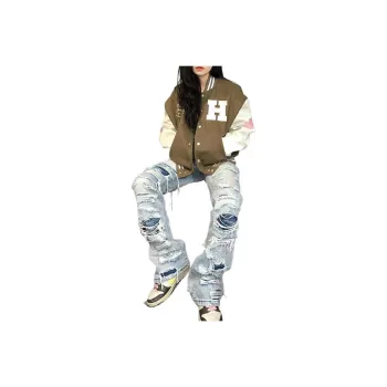 VIPGOOSE Jeans Unisex Blue