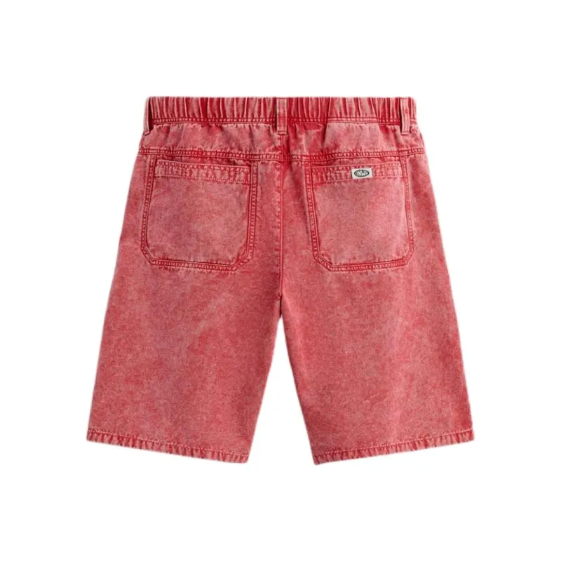 ZARA Casual Shorts Men Red-1