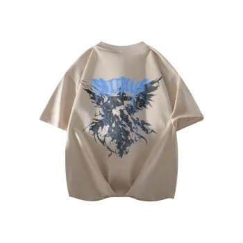 SOIE T-Shirts Unisex Light Beige Apricot