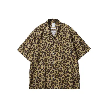 Liberaiders LEOPARD RAYON SHIRT Unisex