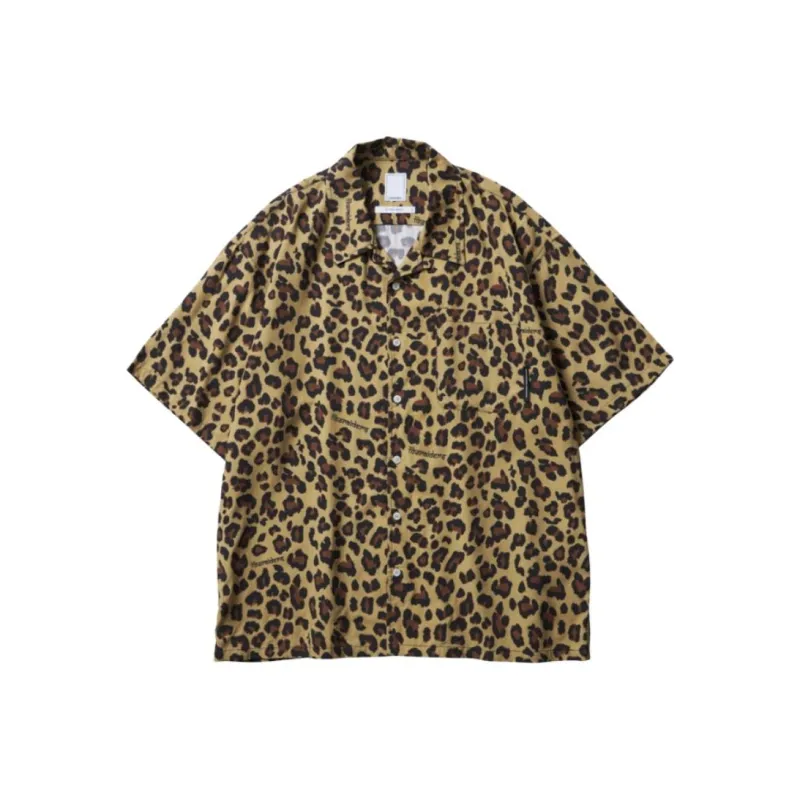Liberaiders LEOPARD RAYON SHIRT Unisex-0