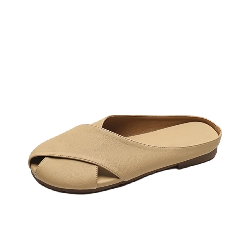 MADALLO Rubber Sole Closed Toe Slippers Women's-5