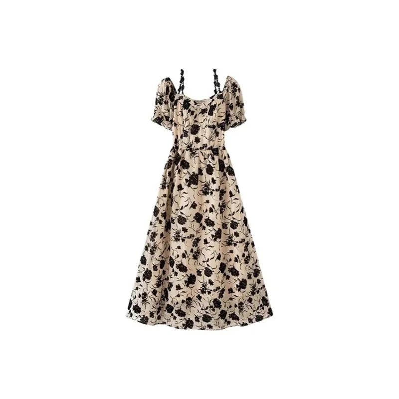 Mu Xiao Xin Short Sleeved Dress Women's-1