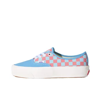 Vans Premium Authentic Anti Slip Wear Resistant Low Top Skateboard Shoes Unisex Blue