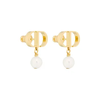 DIOR Metal Earrings Women's Gold