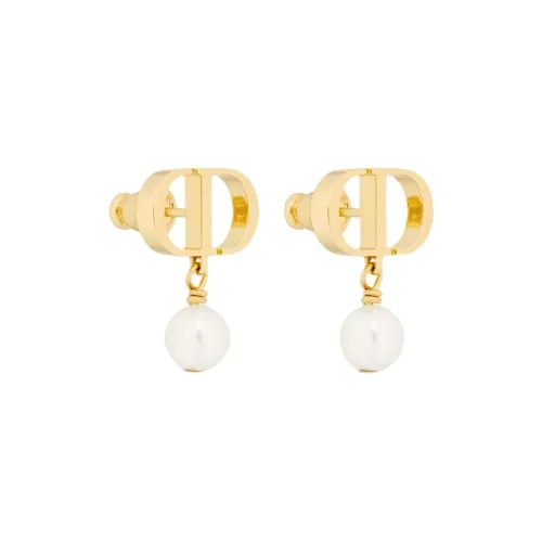 DIOR Metal Earrings Women's Gold