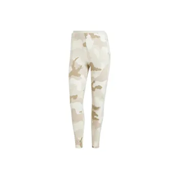 Adidas Women's Essentials 3 Stripes Camo Print 7/8 Length Leggings Alumina