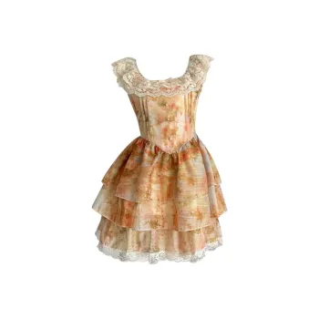 Mu Xiao Xin Short Sleeved Dress Women's