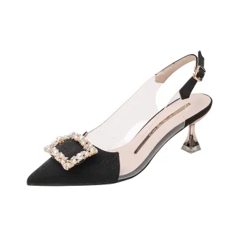 Varib Flared Heel High Heels 5.5cm Women's