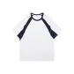 White & Navy Blue