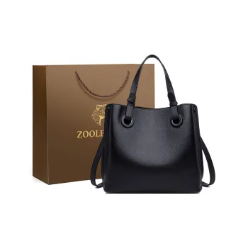 ZOOLER Cow Leather Handbag Women's Ink Black