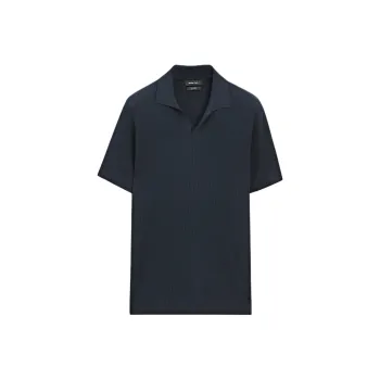Massimo Dutti Polo Shirts Men Blue