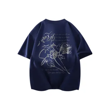 SOIE T-Shirts Unisex Navy Blue