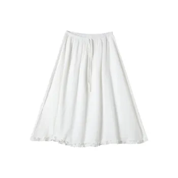 IDLE SOUL Casual Long Skirt Women's