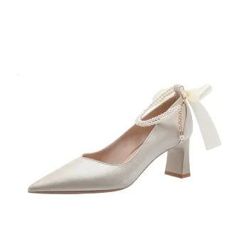 Varib Chunky Heel High Heels 6CM Women's