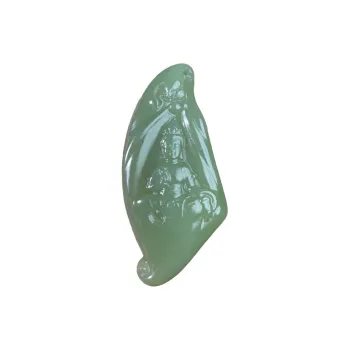 BUDOUXIAOAI Pendants White Jade/Pale Greenish White Jade Unisex
