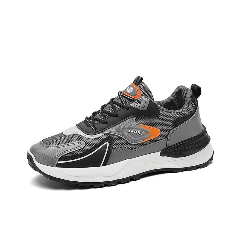 Yi Jiabao Slip Resistant And Breathable Low Top Chunky Sneakers Men's-3