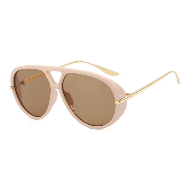 SOMAN PC Metal Aviator Sunglasses Unisex-5