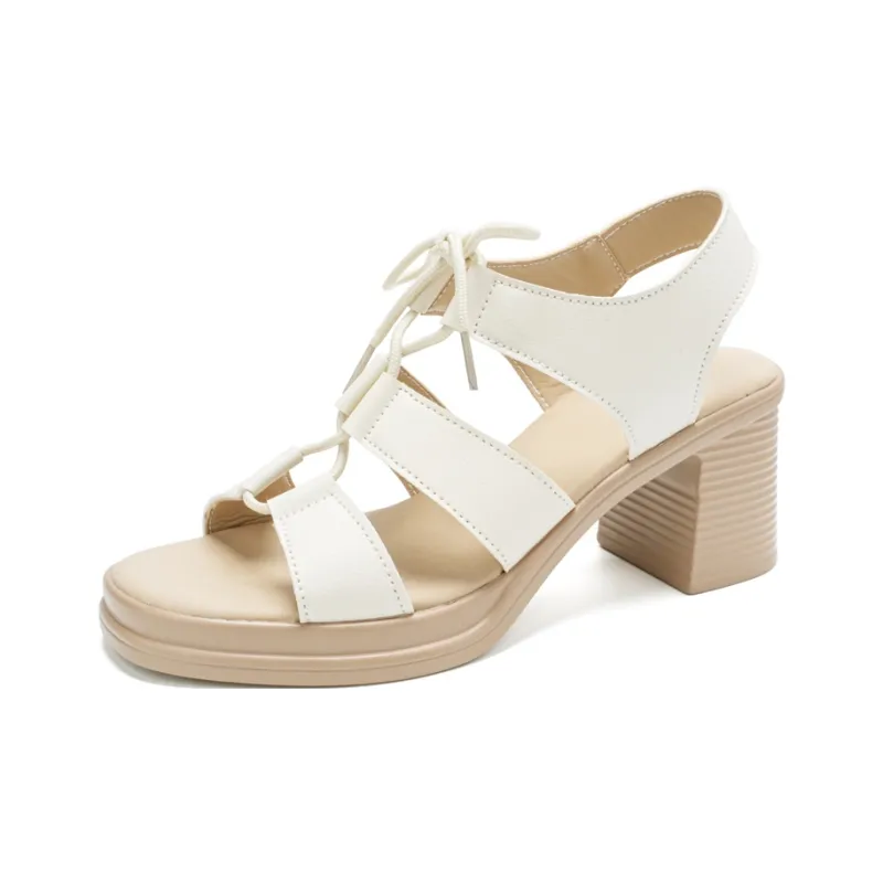 Reivanti Roman Sandals Women's Beige-0