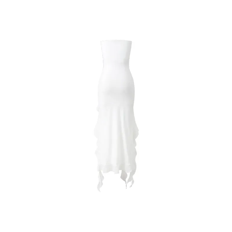 NAWS Sleeveless Dresses Women's Moon White-1