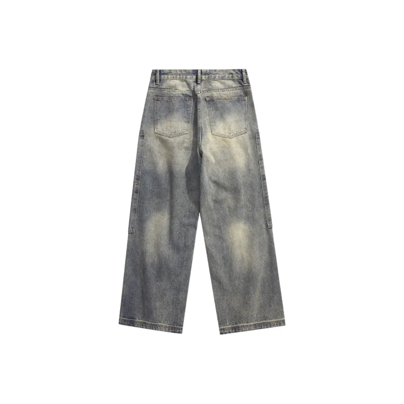 FCB ARCELONA Jeans Unisex Vintage Blue-1