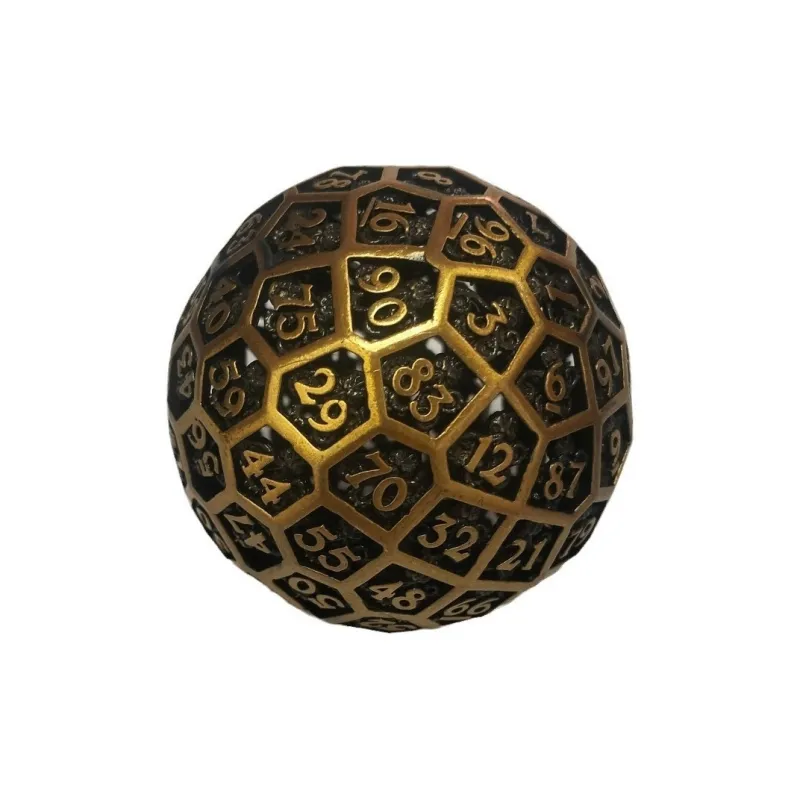 Gollum 100 Sided Copper Dice Board Games-1