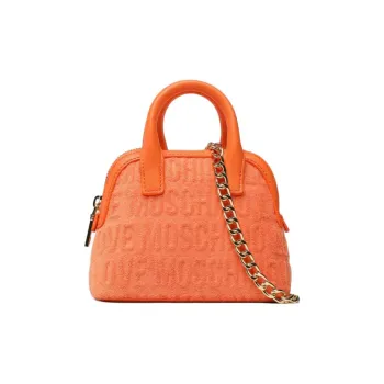 MOSCHINO Artificial Leather Handbag Regular Women's Orange